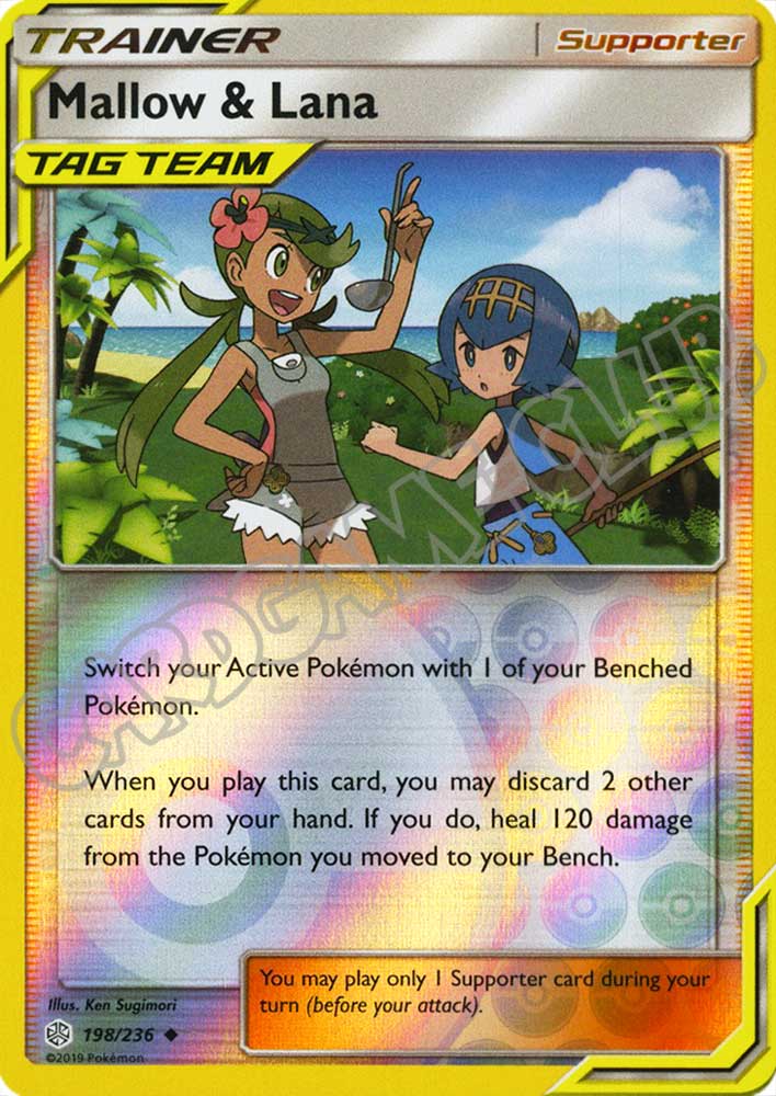 198 / 236 Mallow & Lana non comune foil reverse (EN) -NEAR MINT-