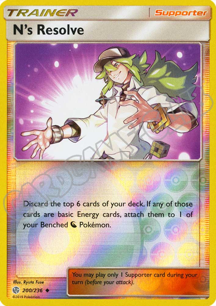 200 / 236 N's Resolve non comune foil reverse (EN) -NEAR MINT-