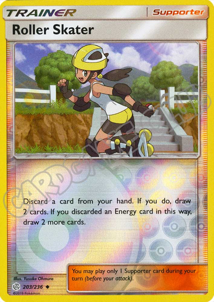 203 / 236 Rollerskater non comune foil reverse (EN) -NEAR MINT-