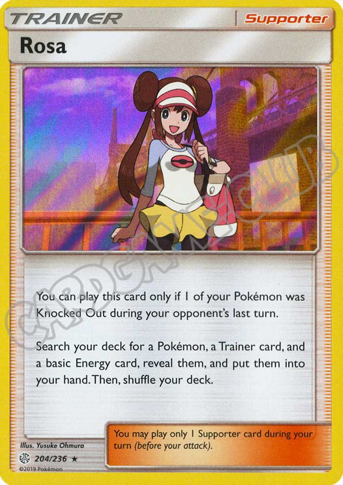 204 / 236 Rosa rara foil (EN) -NEAR MINT-