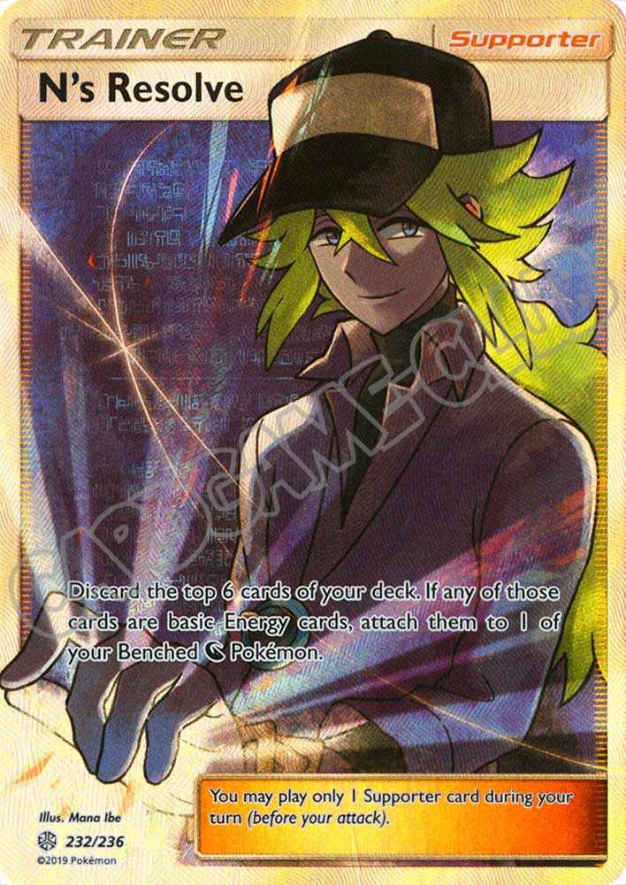 232 / 236 N's Resolve ultra rara foil (EN) -NEAR MINT-