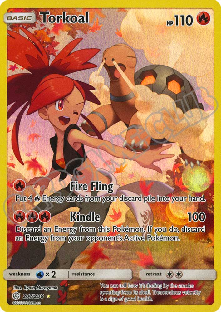 237 / 236 Torkoal rara segreta foil (EN) -NEAR MINT-