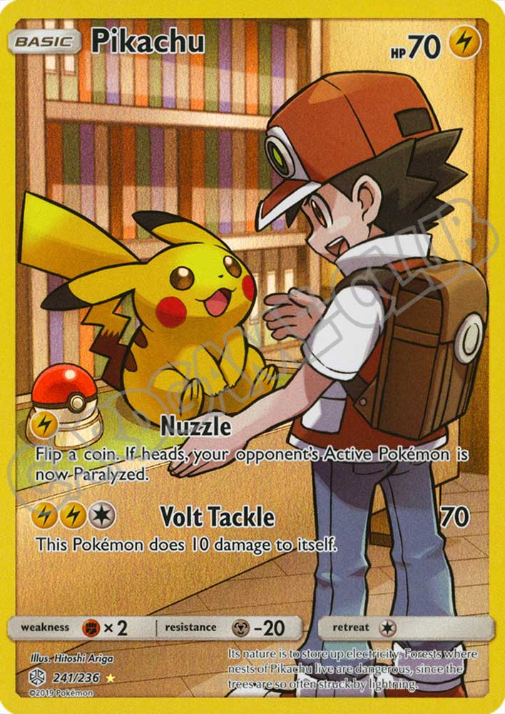 241 / 236 Pikachu rara segreta foil (EN) -NEAR MINT-