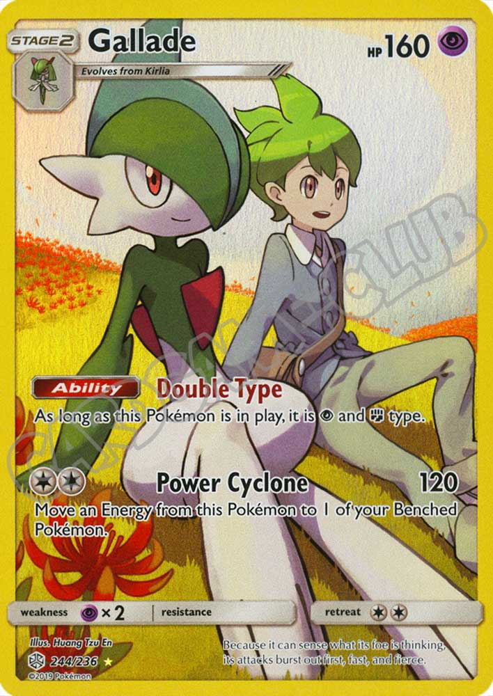 244 / 236 Gallade rara segreta foil (EN) -NEAR MINT-