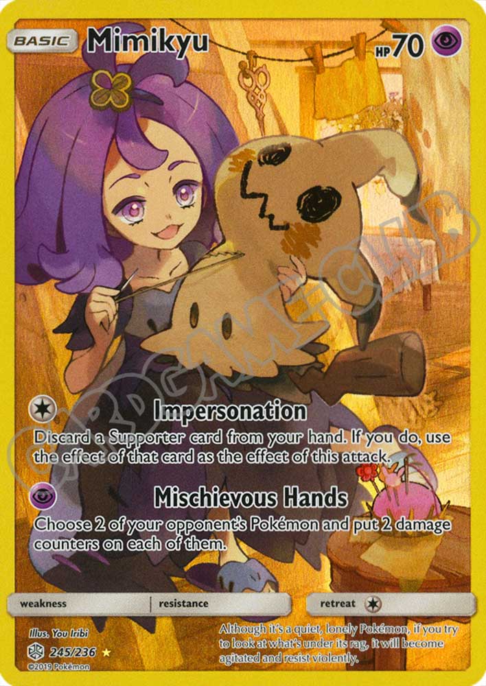 245 / 236 Mimikyu rara segreta foil (EN) -NEAR MINT-