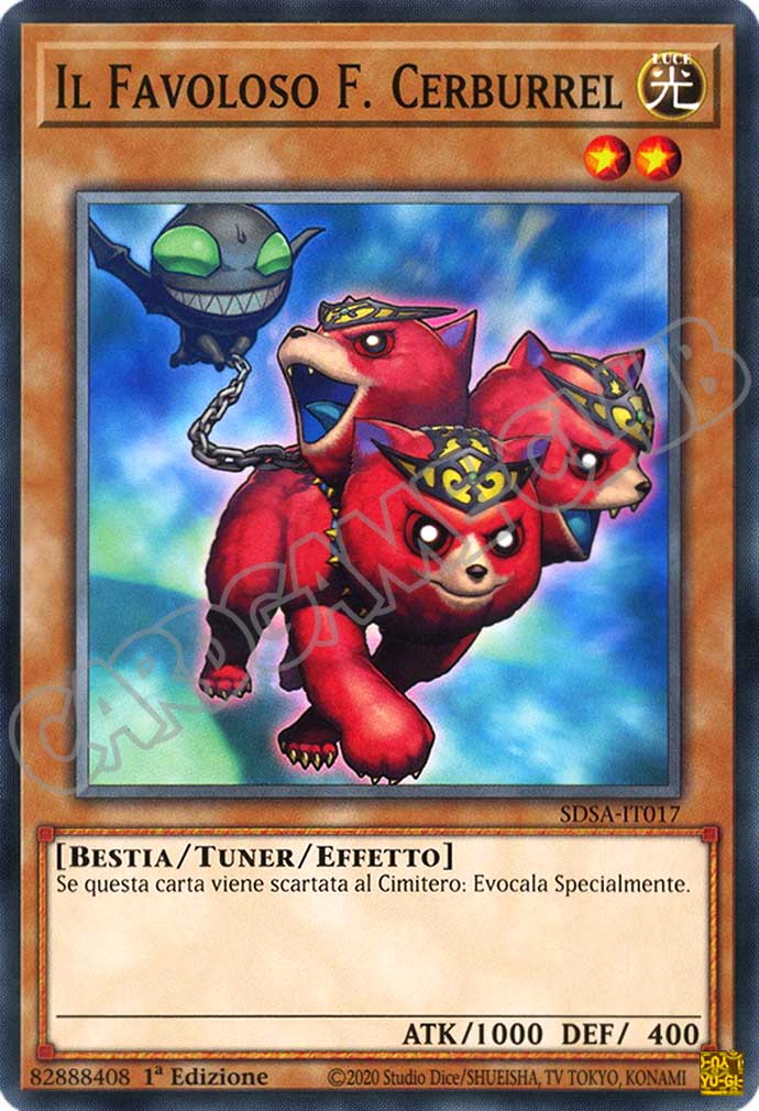 SDSA-IT017 Il Favoloso F. Cerburrel comune 1a Edizione (IT) -NEAR MINT-