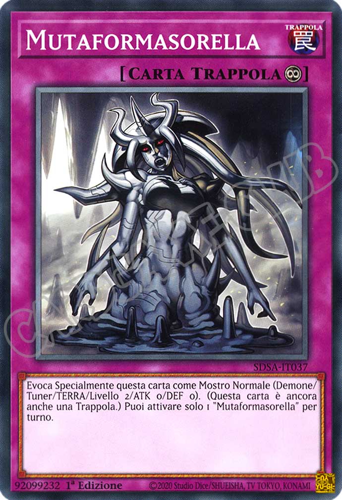 SDSA-IT037 Mutaformasorella comune 1a Edizione (IT) -NEAR MINT-