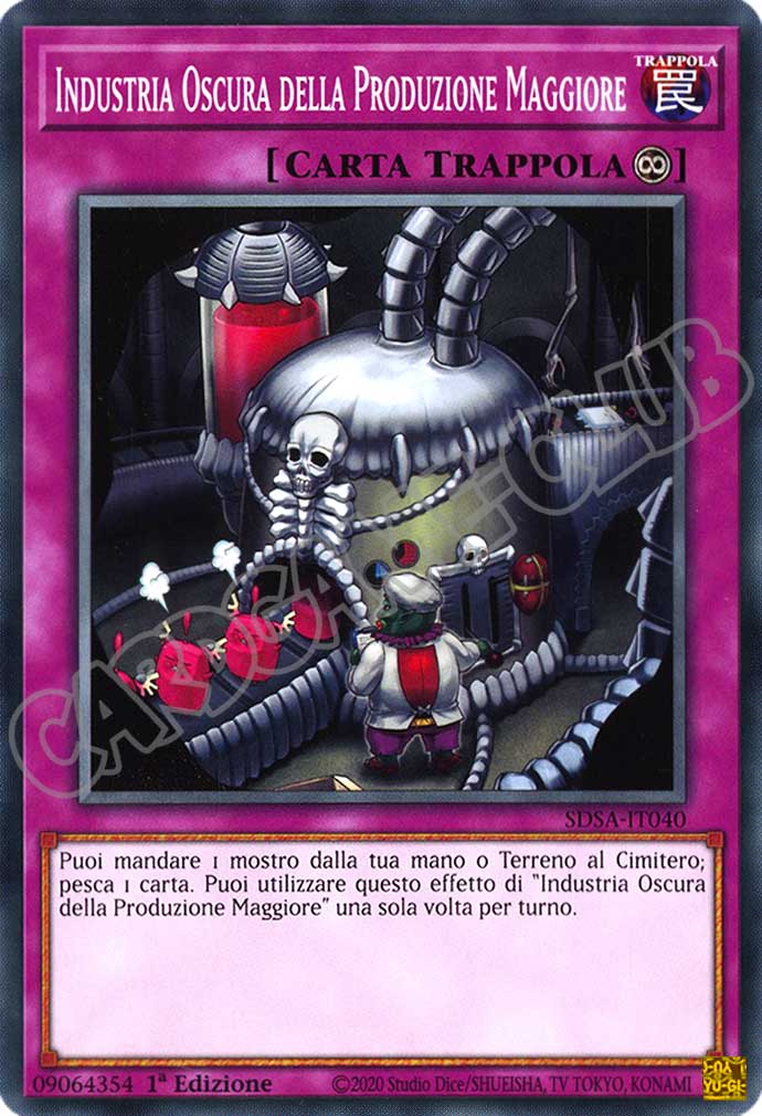 SDSA-IT040 Industria Oscura della Produzione Maggiore comune 1a Edizione (IT) -NEAR MINT-