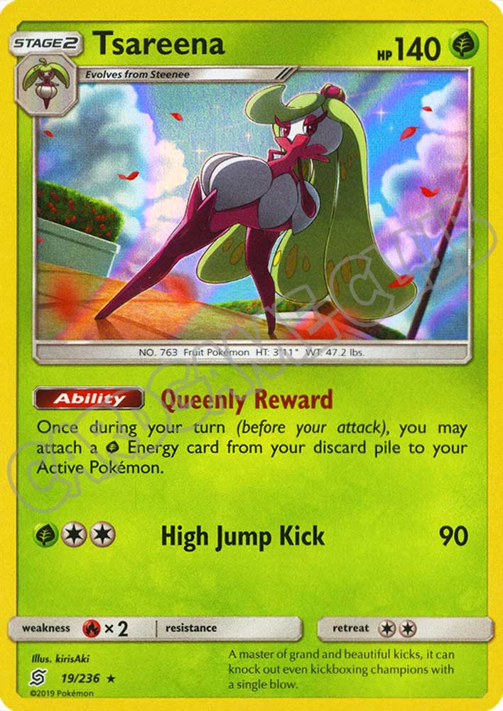 019 / 236 Tsareena rara foil (EN) -NEAR MINT-
