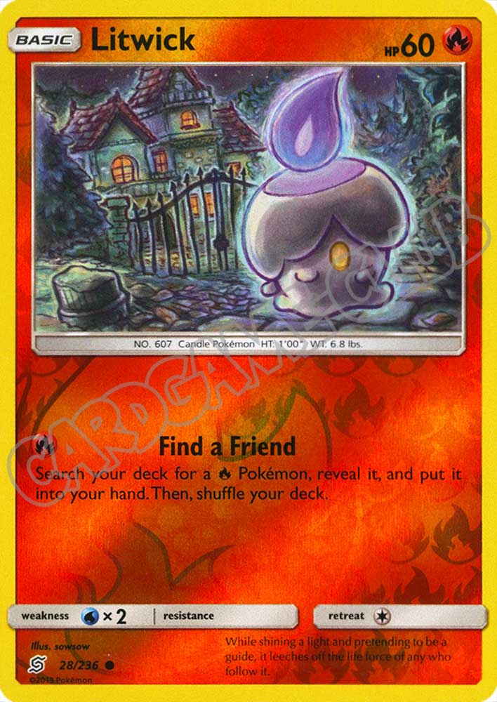 028 / 236 Litwick comune foil reverse (EN) -NEAR MINT-