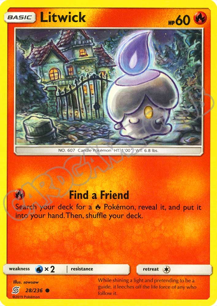 028 / 236 Litwick comune normale (EN) -NEAR MINT-