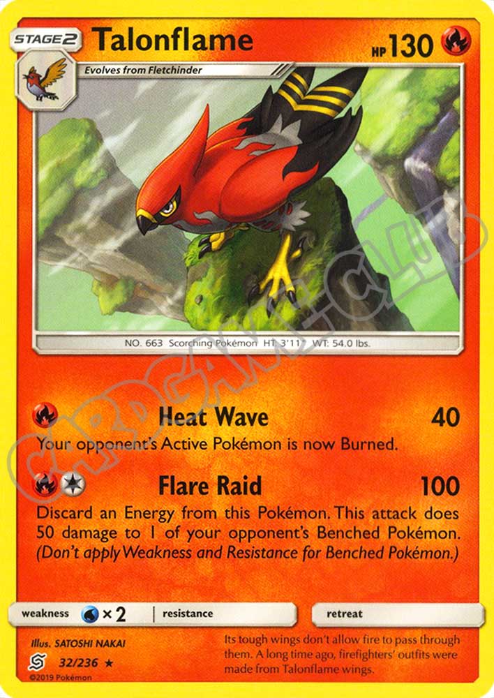 032 / 236 Talonflame rara normale (EN) -NEAR MINT-