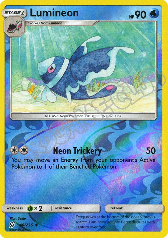 040 / 236 Lumineon non comune foil reverse (EN) -NEAR MINT-