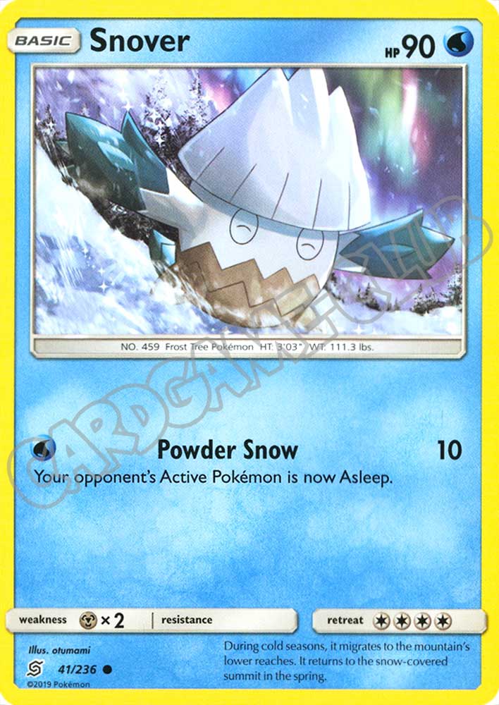 041 / 236 Snover comune normale (EN) -NEAR MINT-