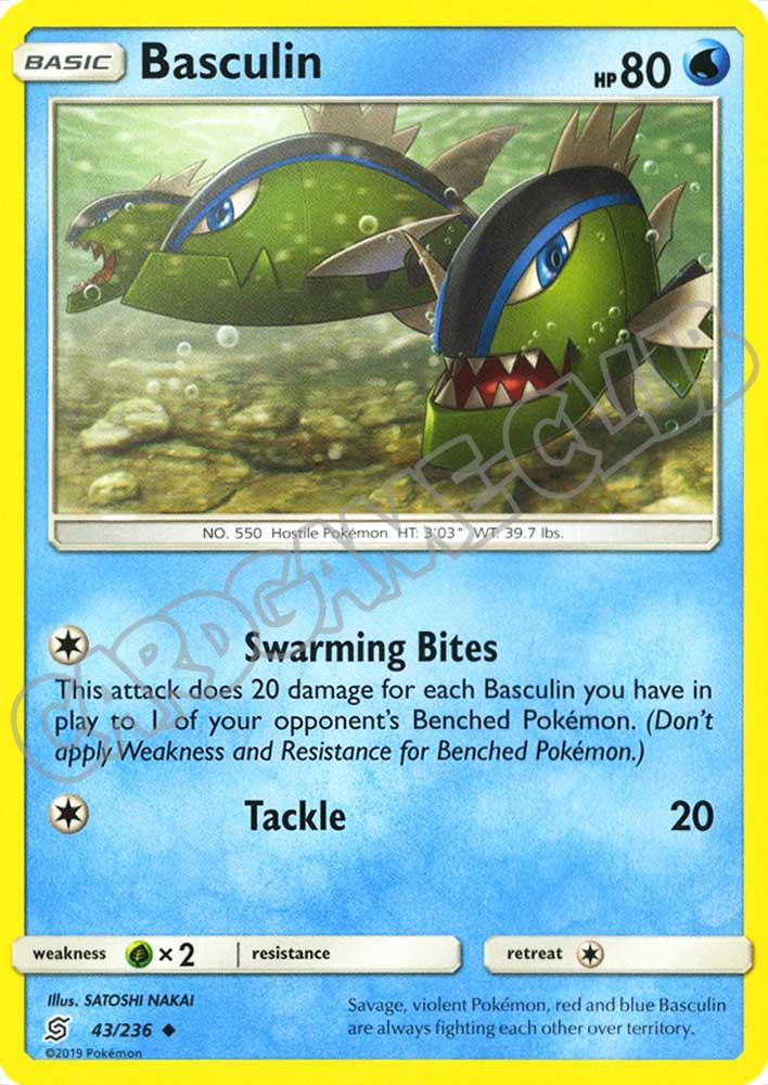 043 / 236 Basculin non comune normale (EN) -NEAR MINT-