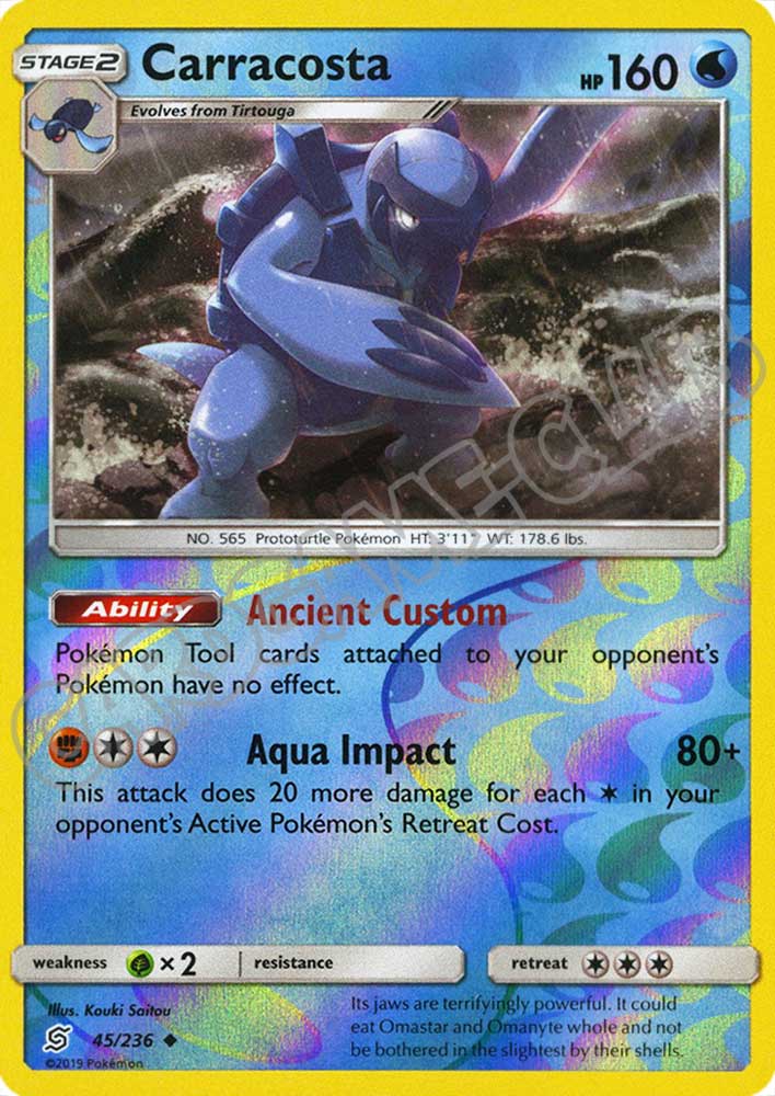 045 / 236 Carracosta non comune foil reverse (EN) -NEAR MINT-