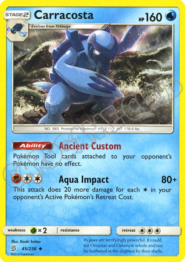 045 / 236 Carracosta non comune normale (EN) -NEAR MINT-