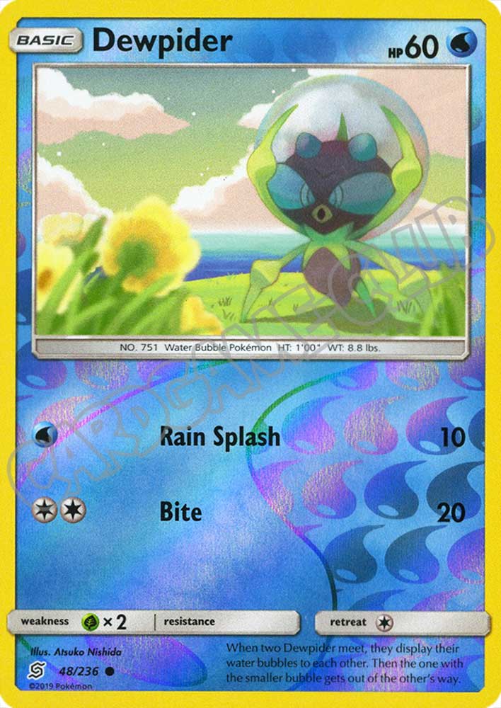 048 / 236 Dewpider comune foil reverse (EN) -NEAR MINT-