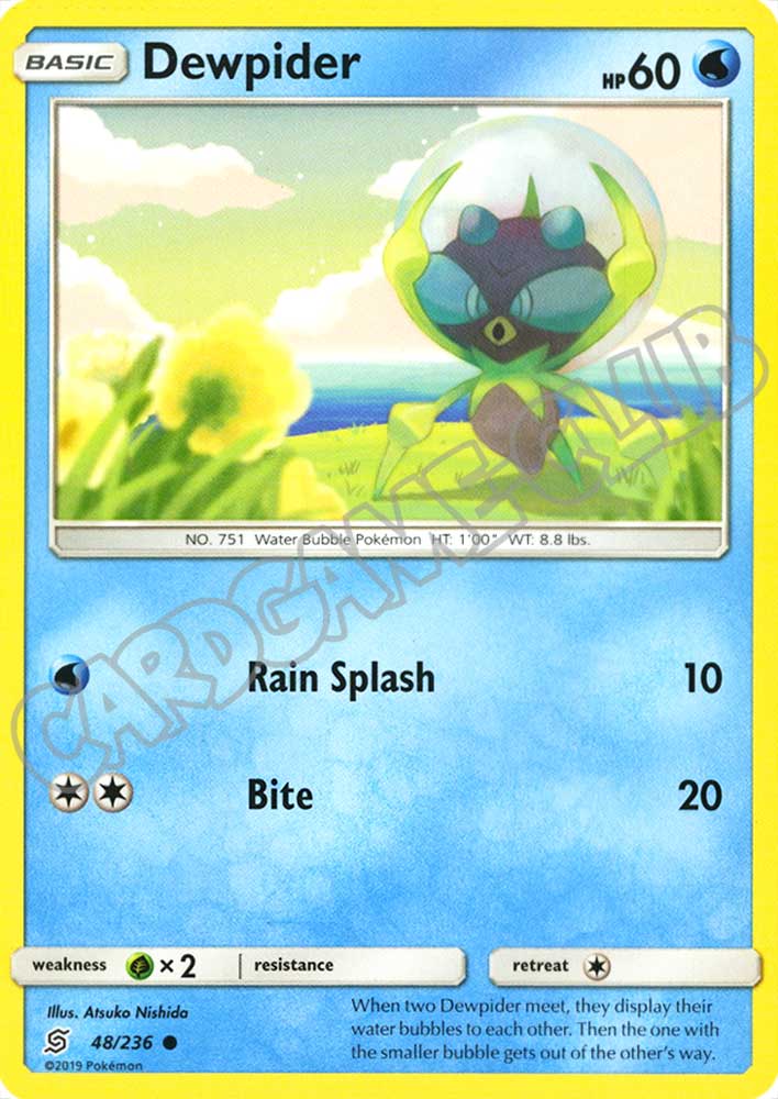 048 / 236 Dewpider comune normale (EN) -NEAR MINT-