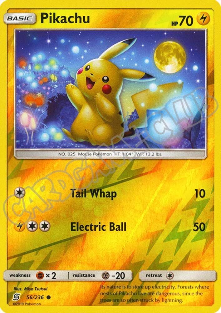 056 / 236 Pikachu comune foil reverse (EN) -NEAR MINT-