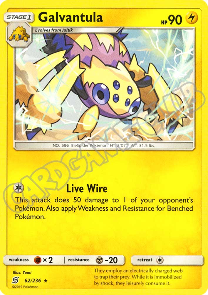 062 / 236 Galvantula rara normale (EN) -NEAR MINT-