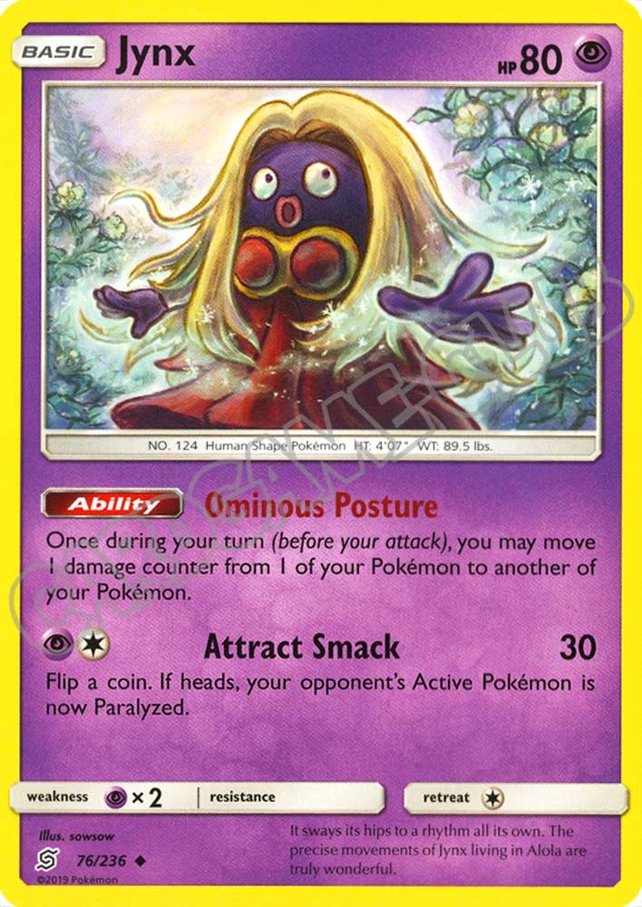 076 / 236 Jynx non comune normale (EN) -NEAR MINT-