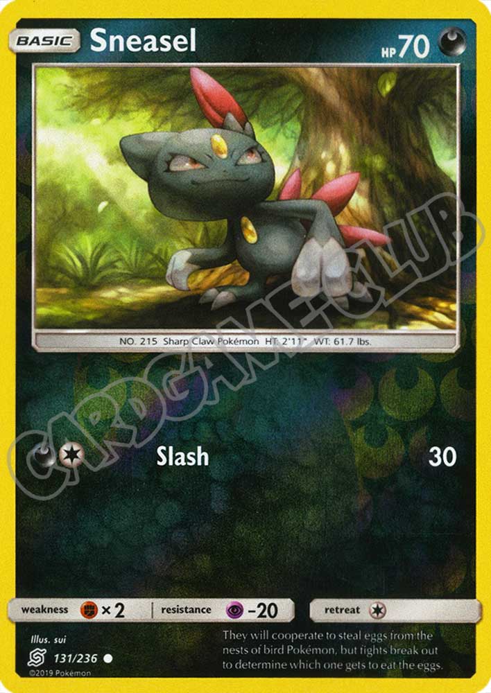 131 / 236 Sneasel comune foil reverse (EN) -NEAR MINT-