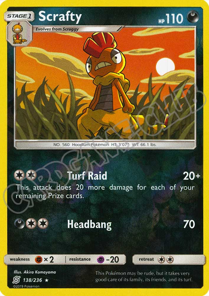 137 / 236 Scraggy comune foil reverse (EN) -NEAR MINT-