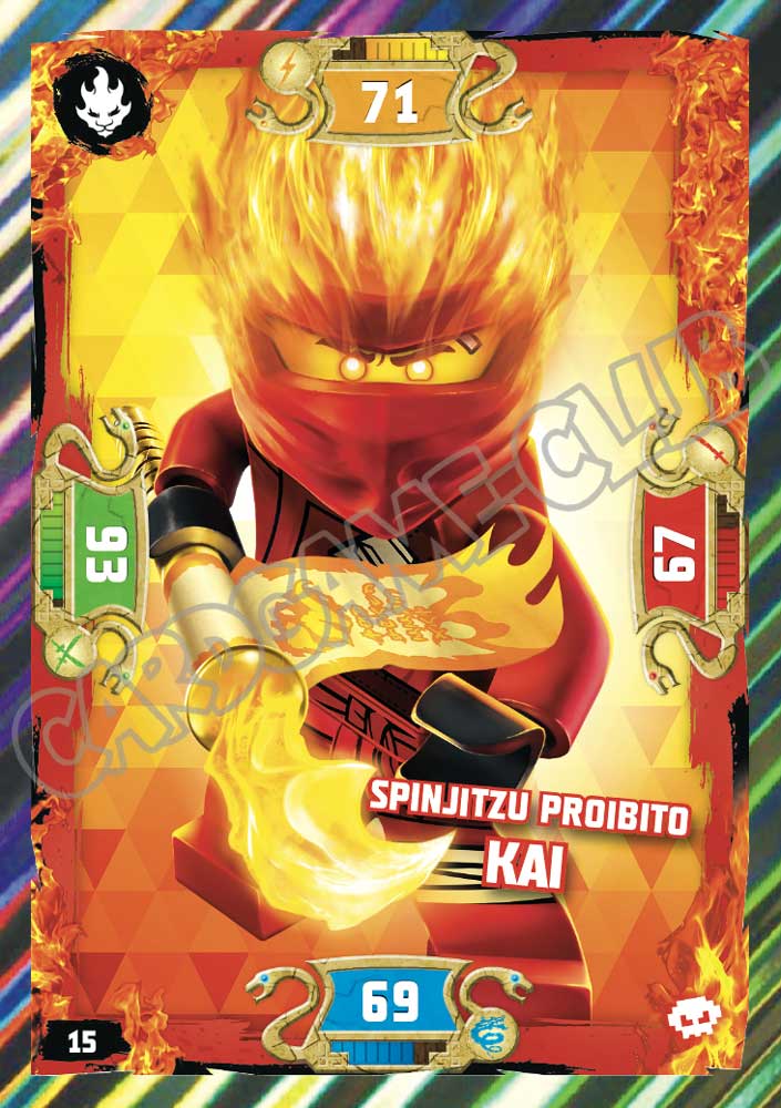 015 / 252 Spinjitzu Proibito Kai foil (IT) -NEAR MINT-