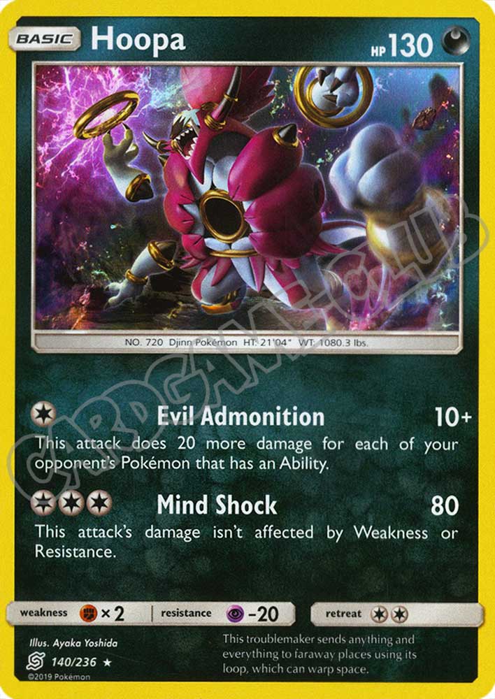 140 / 236 Hoopa rara foil (EN) -NEAR MINT-