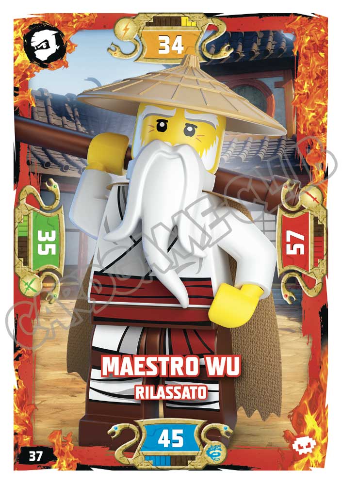 037 / 252 Maestro Wu Rilassato normale (IT) -NEAR MINT-