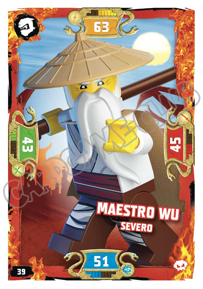 039 / 252 Maestro Wu Severo normale (IT) -NEAR MINT-