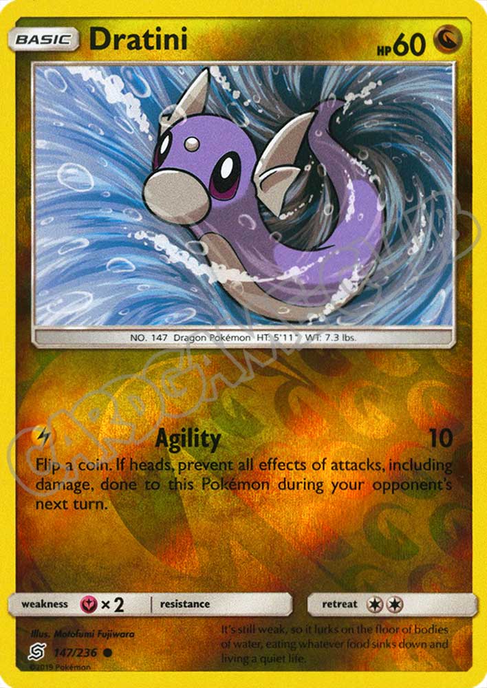 147 / 236 Dratini comune foil reverse (EN) -NEAR MINT-
