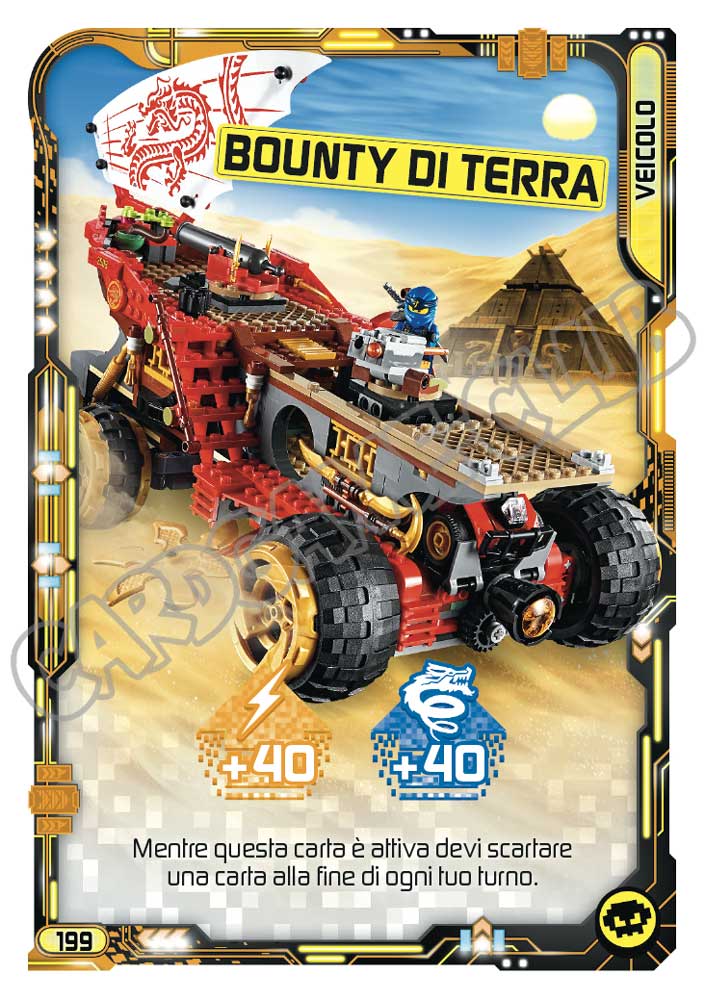 199 / 252 Bounty di Terra normale (IT) -NEAR MINT-