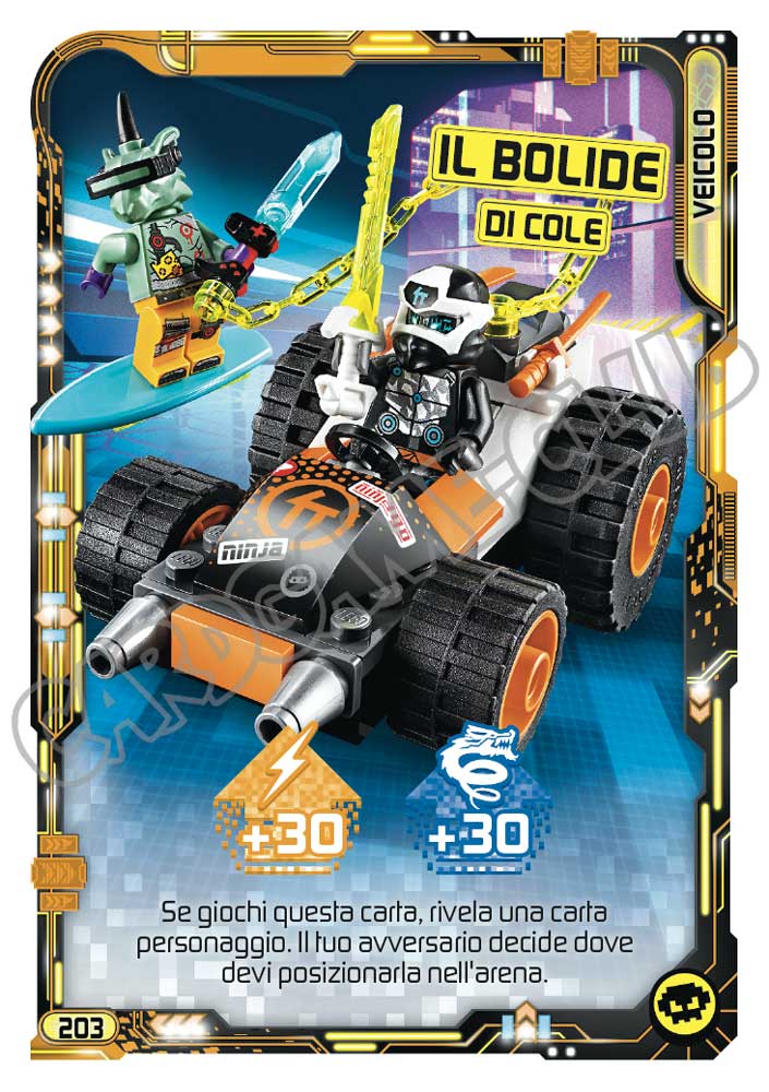 203 / 252 Il bolide di Cole normale (IT) -NEAR MINT-