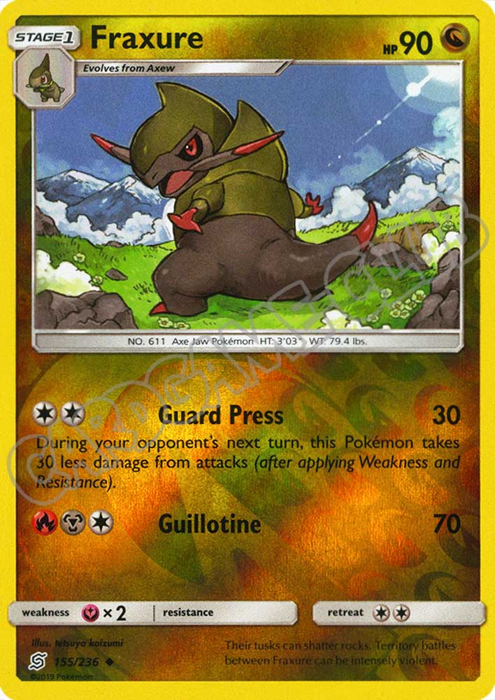 155 / 236 Fraxure non comune foil reverse (EN) -NEAR MINT-