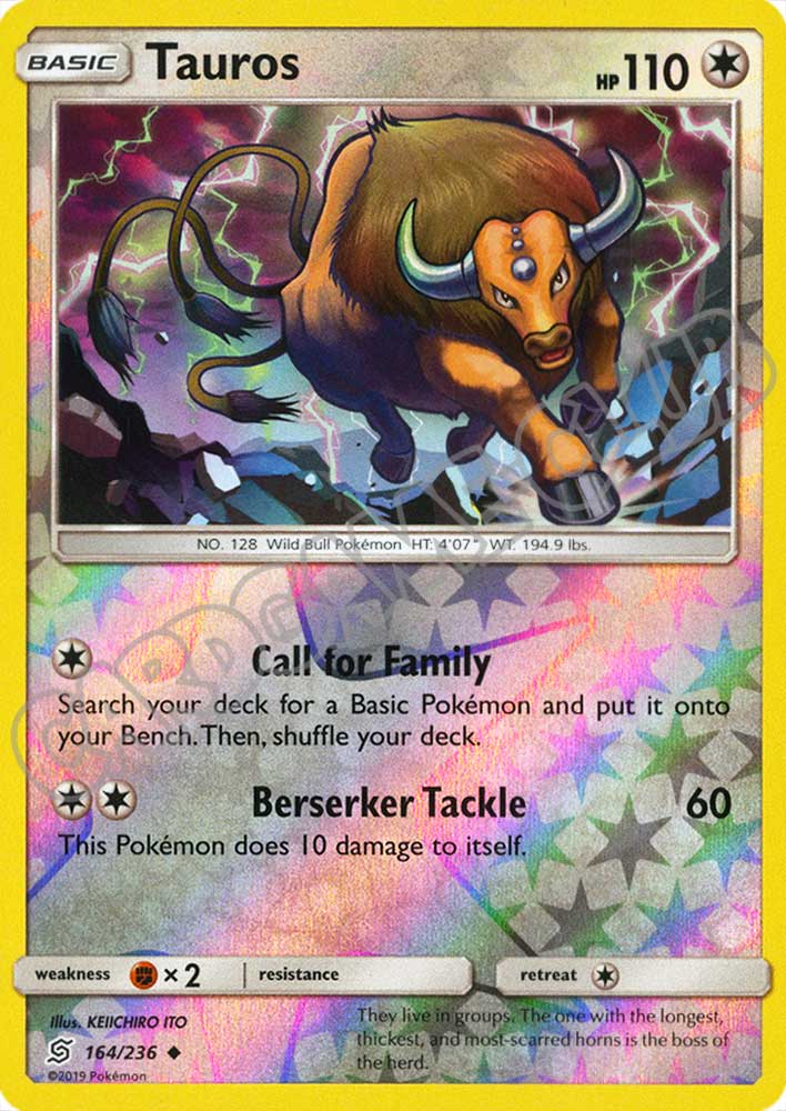 164 / 236 Tauros non comune foil reverse (EN) -NEAR MINT-