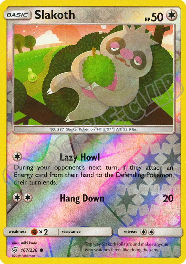 167 / 236 Slakoth comune foil reverse (EN) -NEAR MINT-