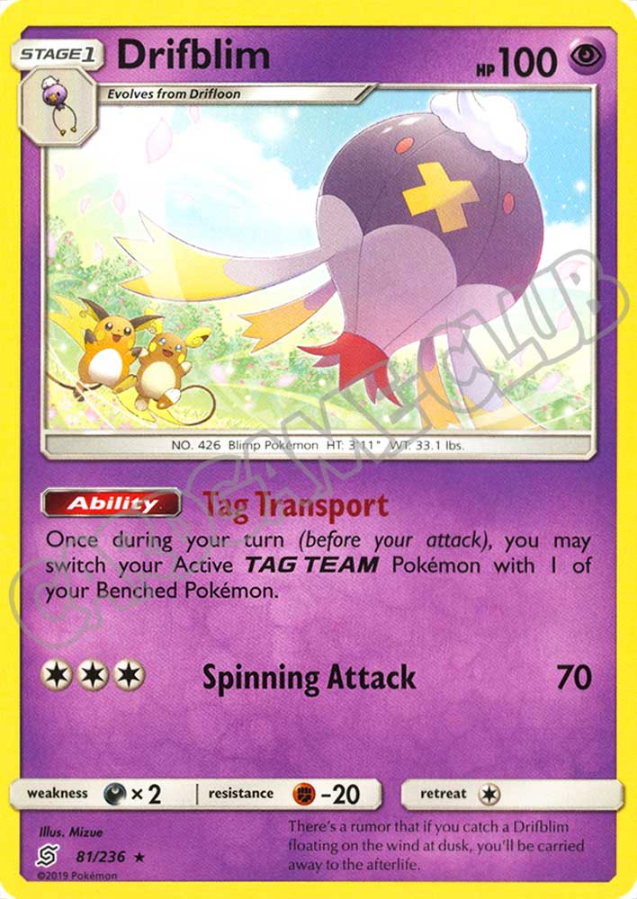 081 / 236 Drifblim rara normale (EN) -NEAR MINT-