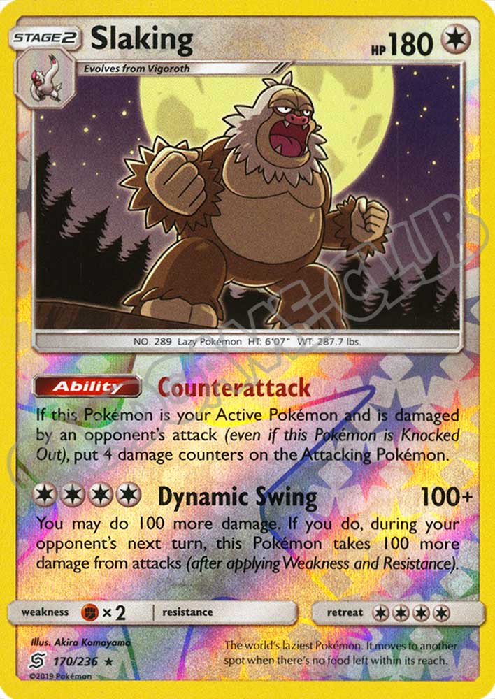 170 / 236 Slaking rara foil reverse (EN) -NEAR MINT-