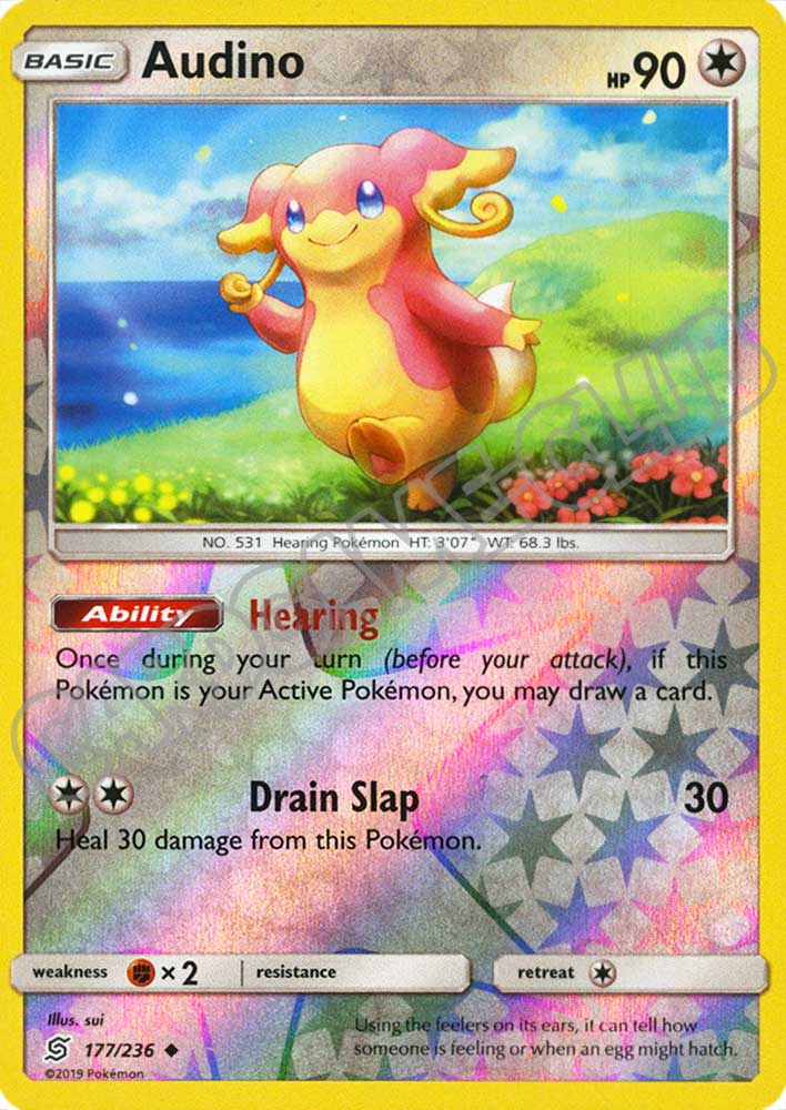 177 / 236 Audino non comune foil reverse (EN) -NEAR MINT-