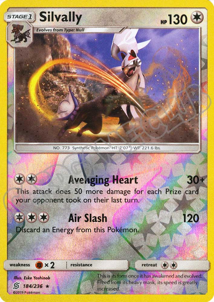 184 / 236 Silvally rara foil reverse (EN) -NEAR MINT-