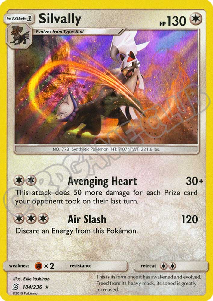 184 / 236 Silvally rara foil (EN) -NEAR MINT-