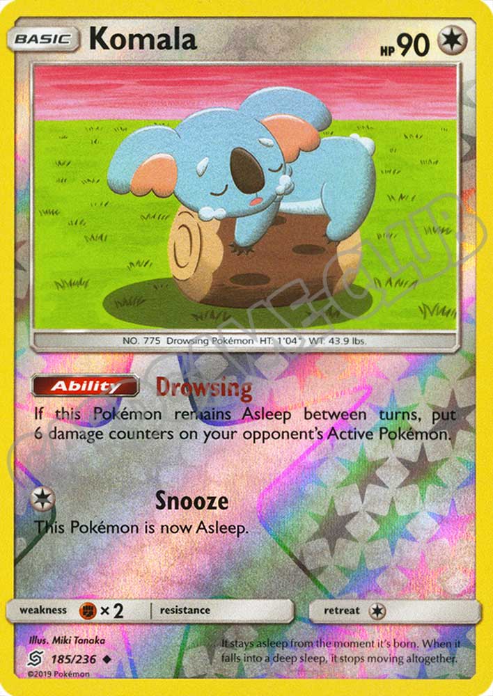 185 / 236 Komala non comune foil reverse (EN) -NEAR MINT-