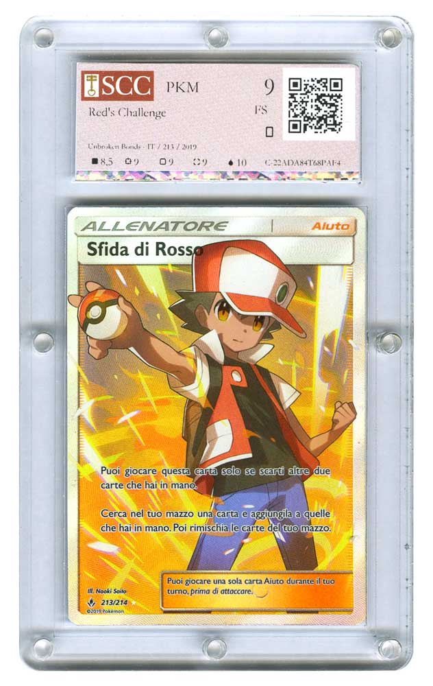 213 / 214 Sfida di Rosso ultra rara foil (IT) -GRADATA-SCC/09