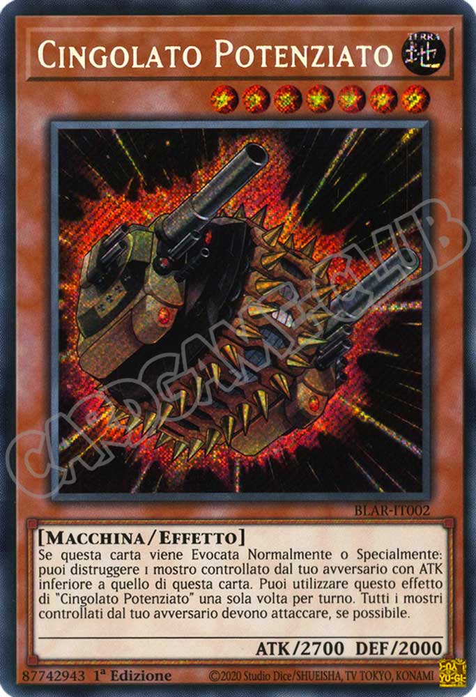 BLAR-IT002 Cingolato Potenziato rara segreta 1a Edizione (IT) -NEAR MINT-