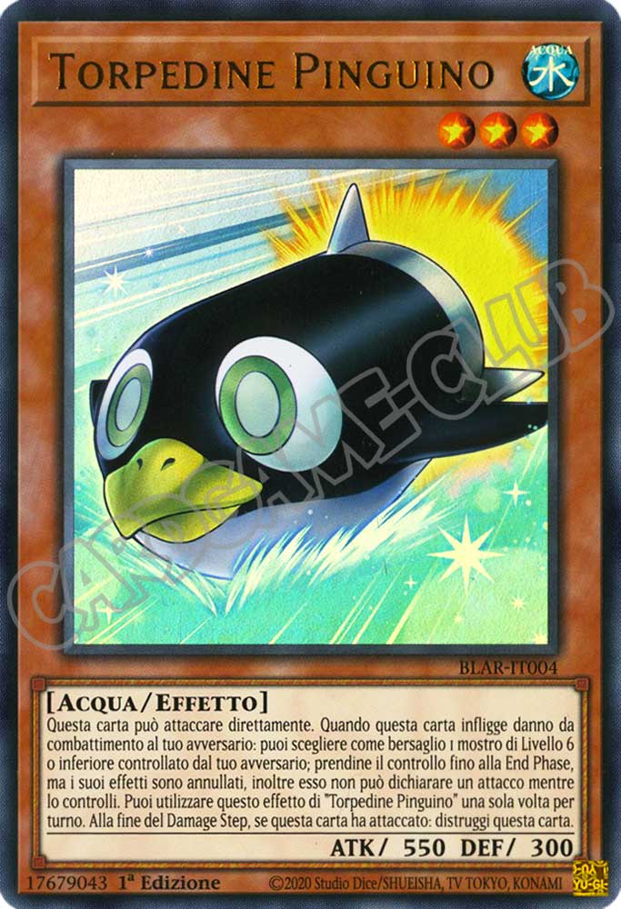 BLAR-IT004 Torpedine Piinguino ultra rara 1a Edizione (IT) -NEAR MINT-