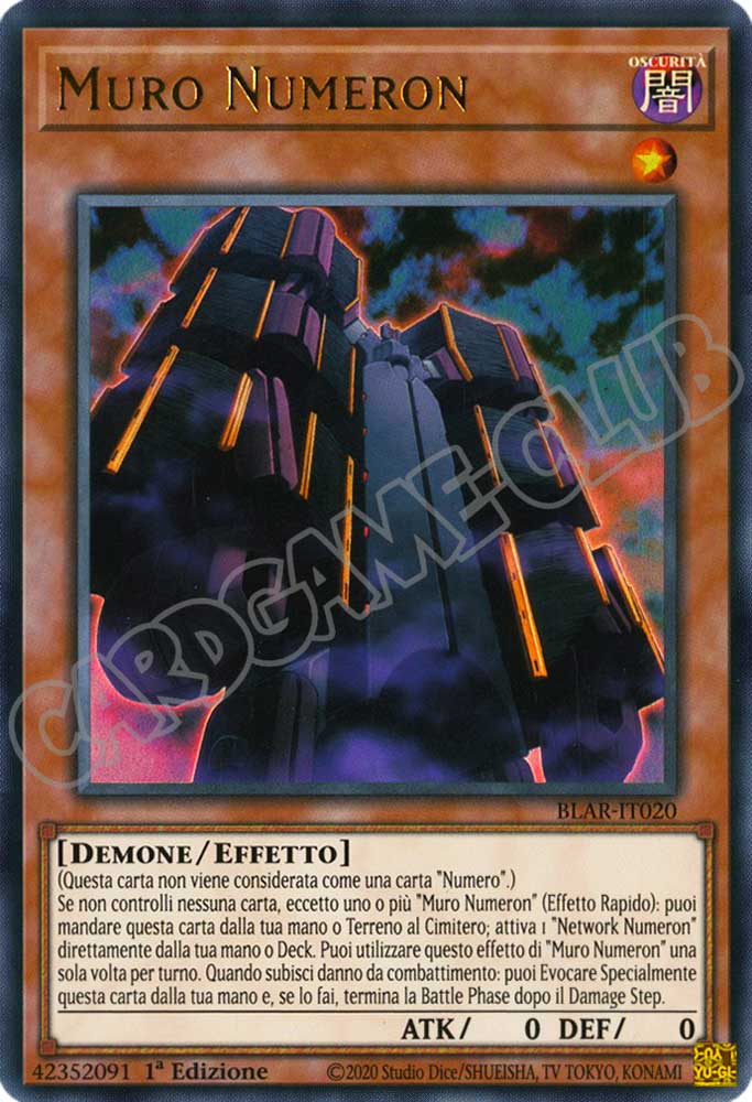 BLAR-IT020 Muro Numeron ultra rara 1a Edizione (IT) -NEAR MINT-