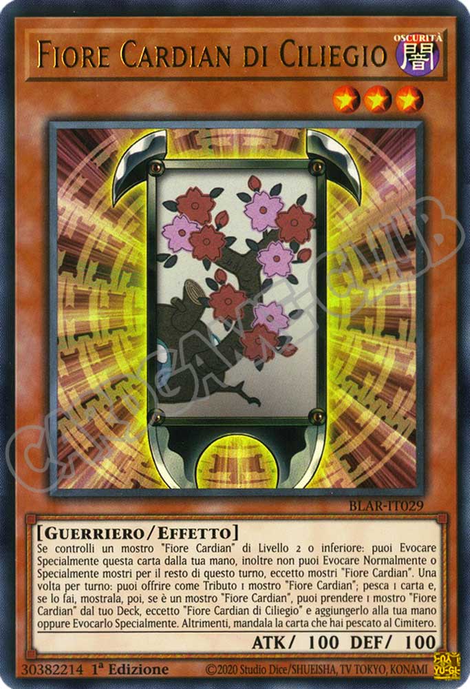 BLAR-IT029 Fiore Cardian di Ciliegio ultra rara 1a Edizione (IT) -NEAR MINT-