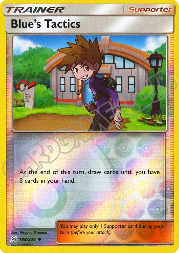 188 / 236 Blue's Tactics non comune foil reverse (EN) -NEAR MINT-